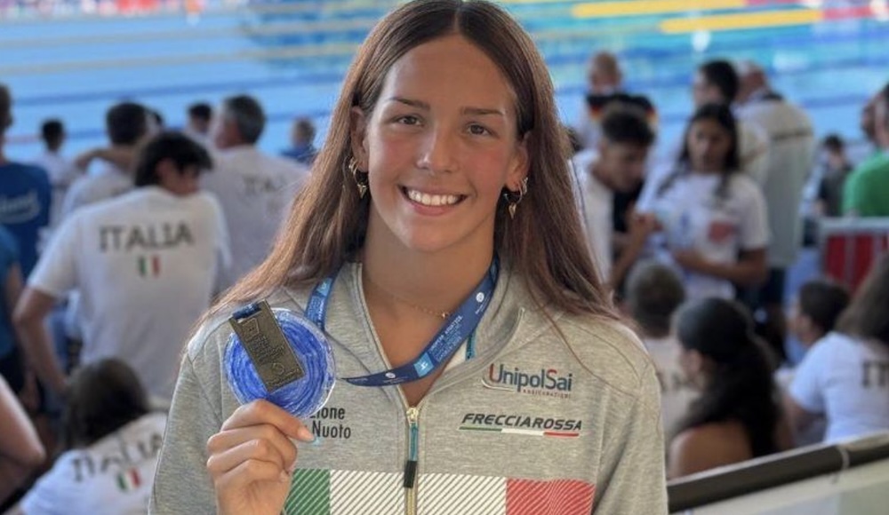 EUROPEI JUNIORES: BIANCA NANNUCCI BRONZO NEI 200 STILE LIBERO A MONACO